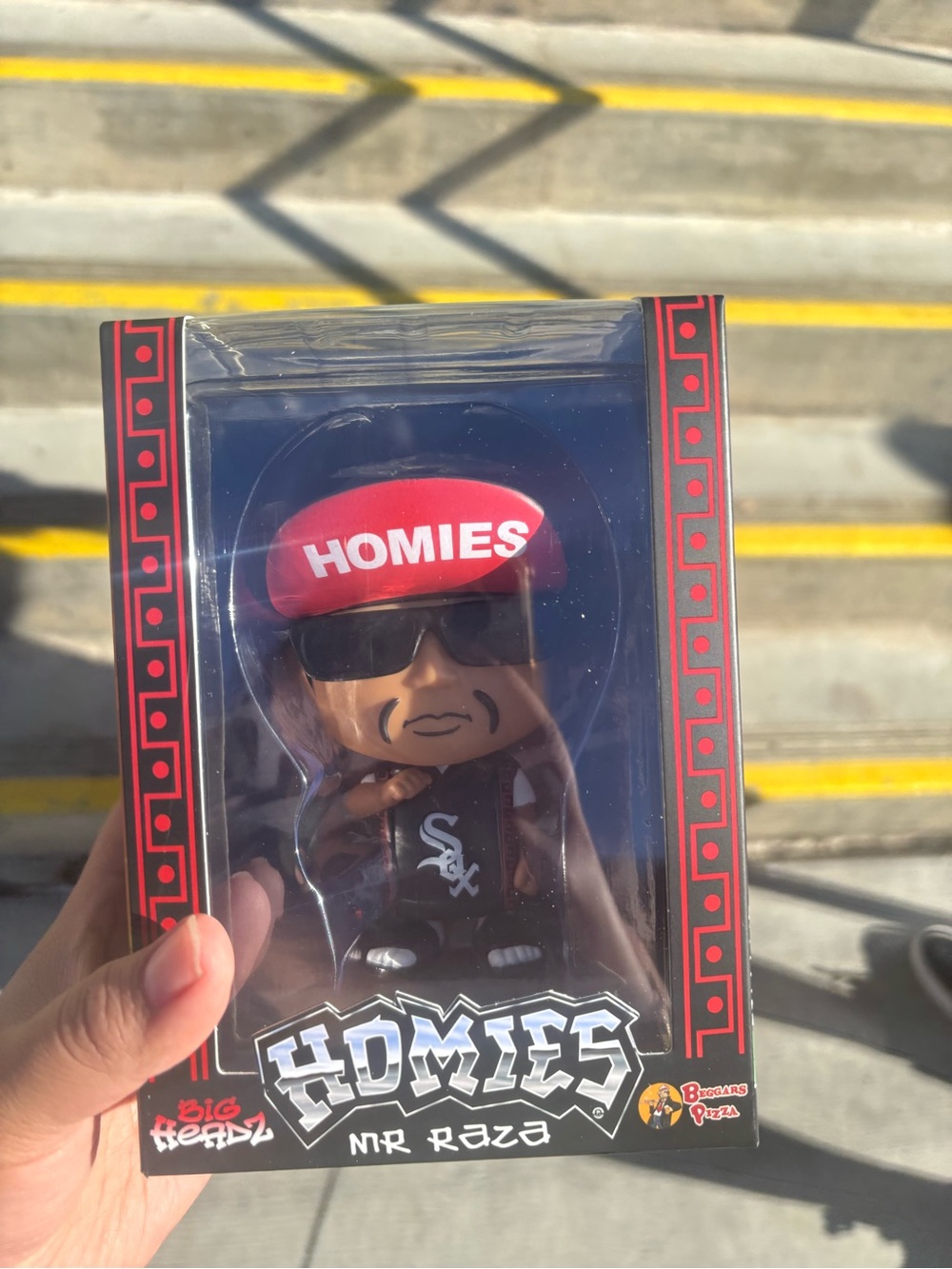 Homie Mr Raza Figure with Red Cap and Black Outfit